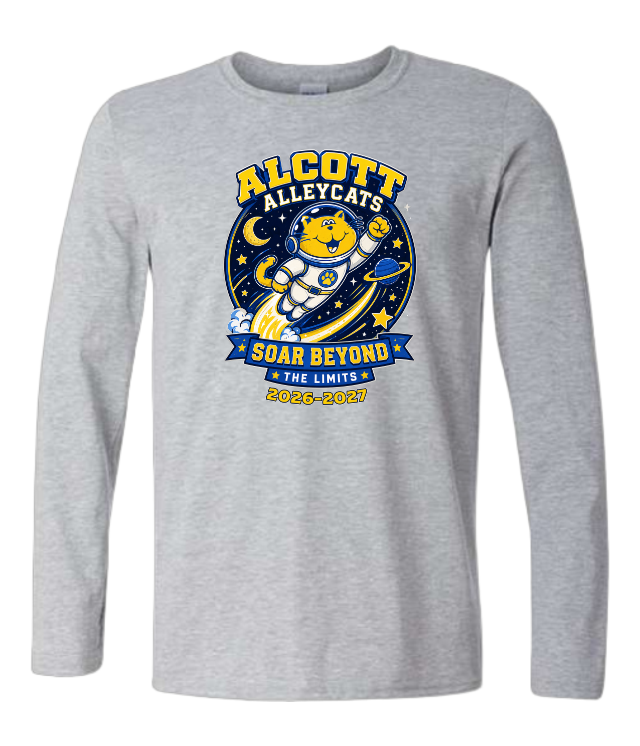 Alcott Elementary Soar Beyond Long Sleeve T-Shirt – Youth