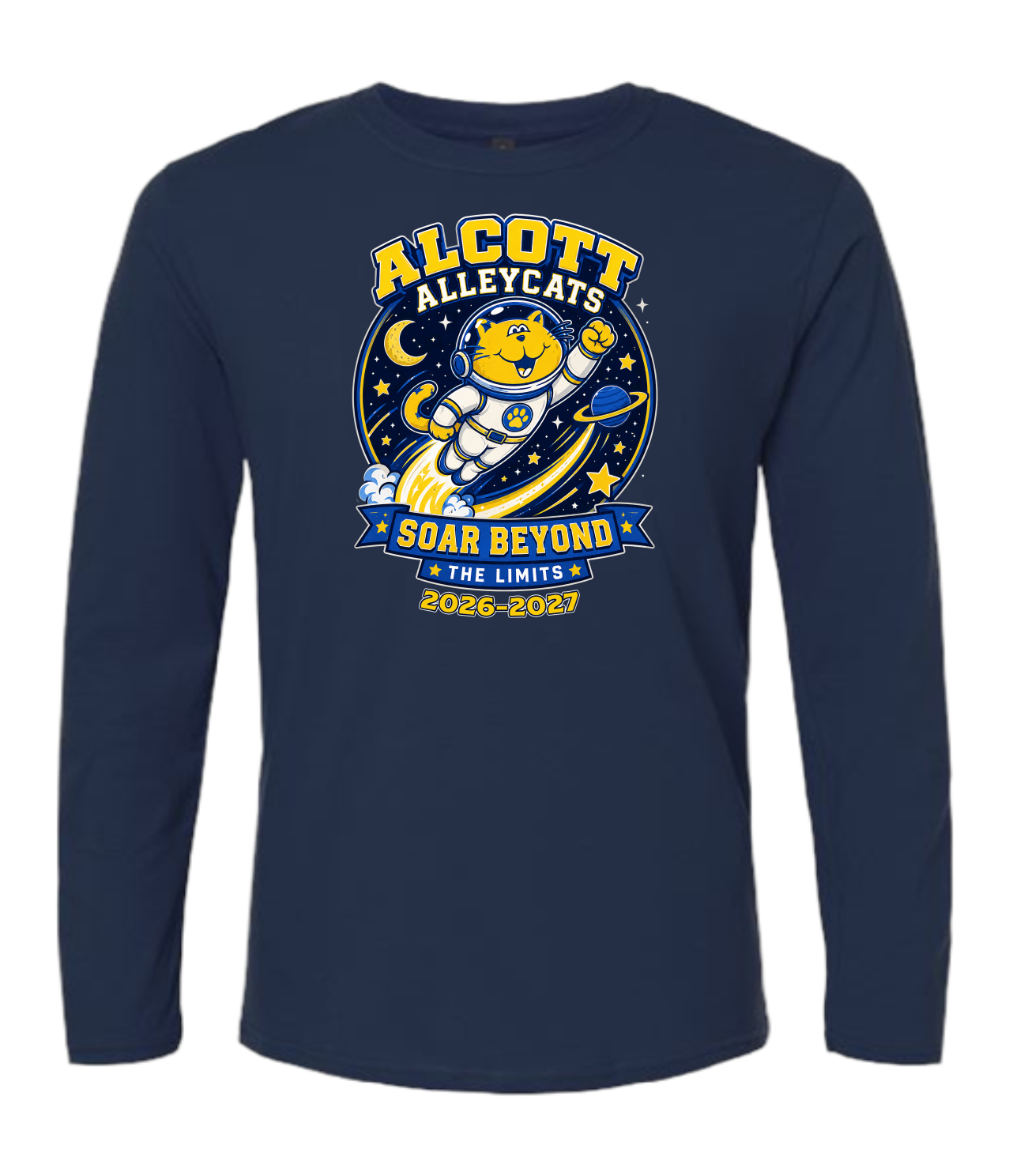 Alcott Elementary Soar Beyond Long Sleeve T-Shirt – Youth