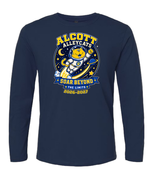 Alcott Elementary Soar Beyond Long Sleeve T-Shirt – Adult