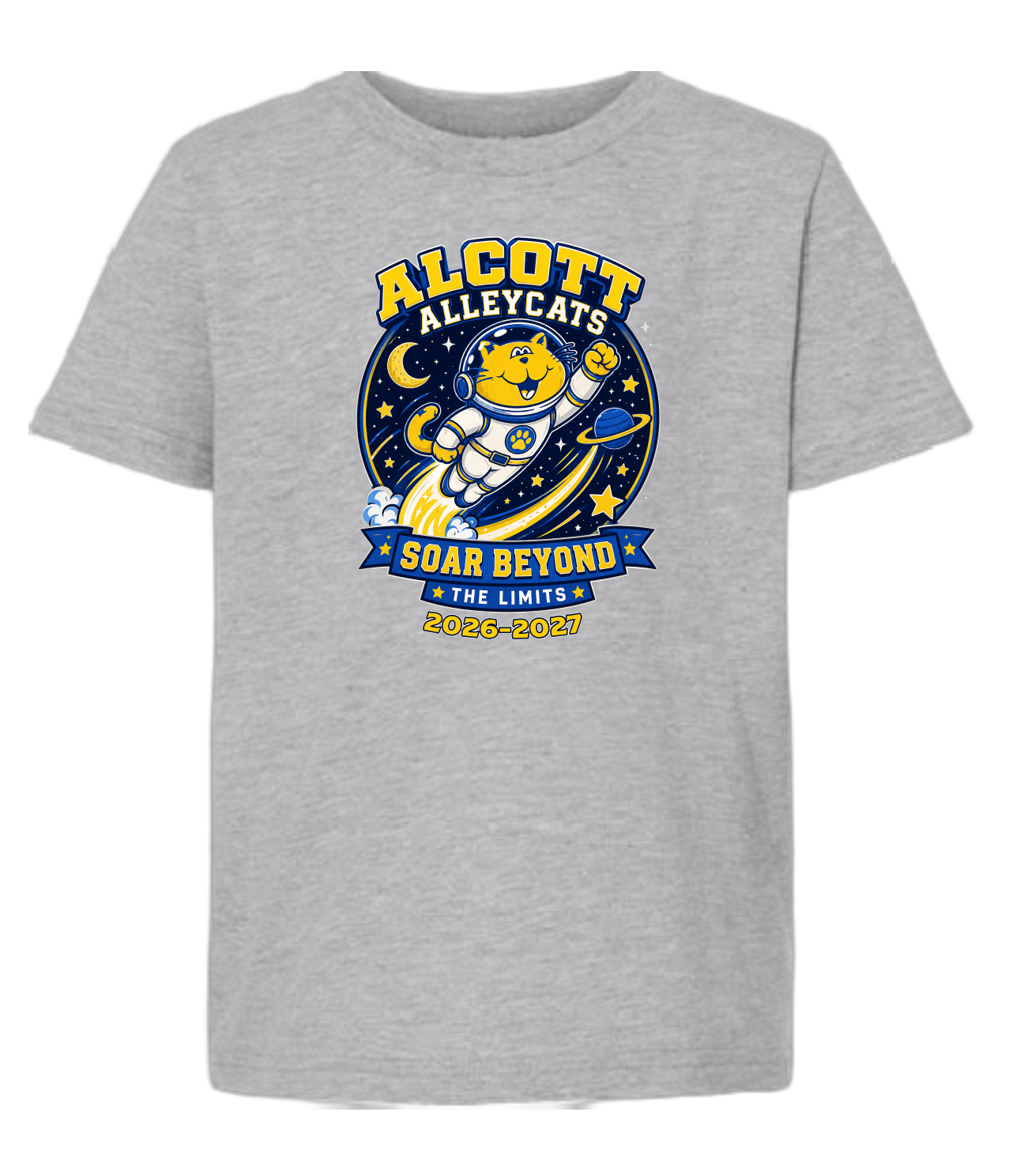 Alcott Elementary Soar Beyond T-Shirt – Adult